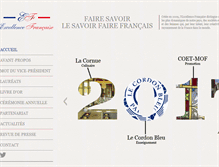 Tablet Screenshot of excellencefrancaise.com
